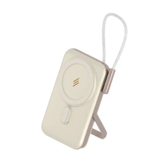 Smart Premium Magsafe Magnetic 20W- 10000 Mah Wireless Powerbank - Beige